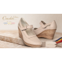 Marimea 37 Pantofi dama cu platforma din piele naturala Bej P9154BEJ